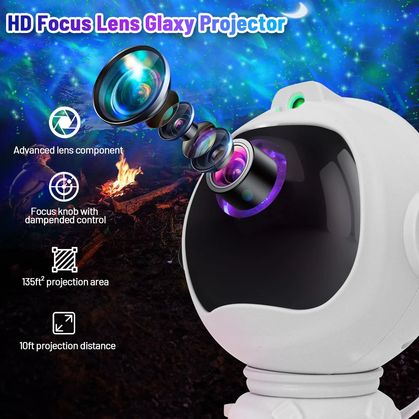 LumaLights™ Nebula Projector
