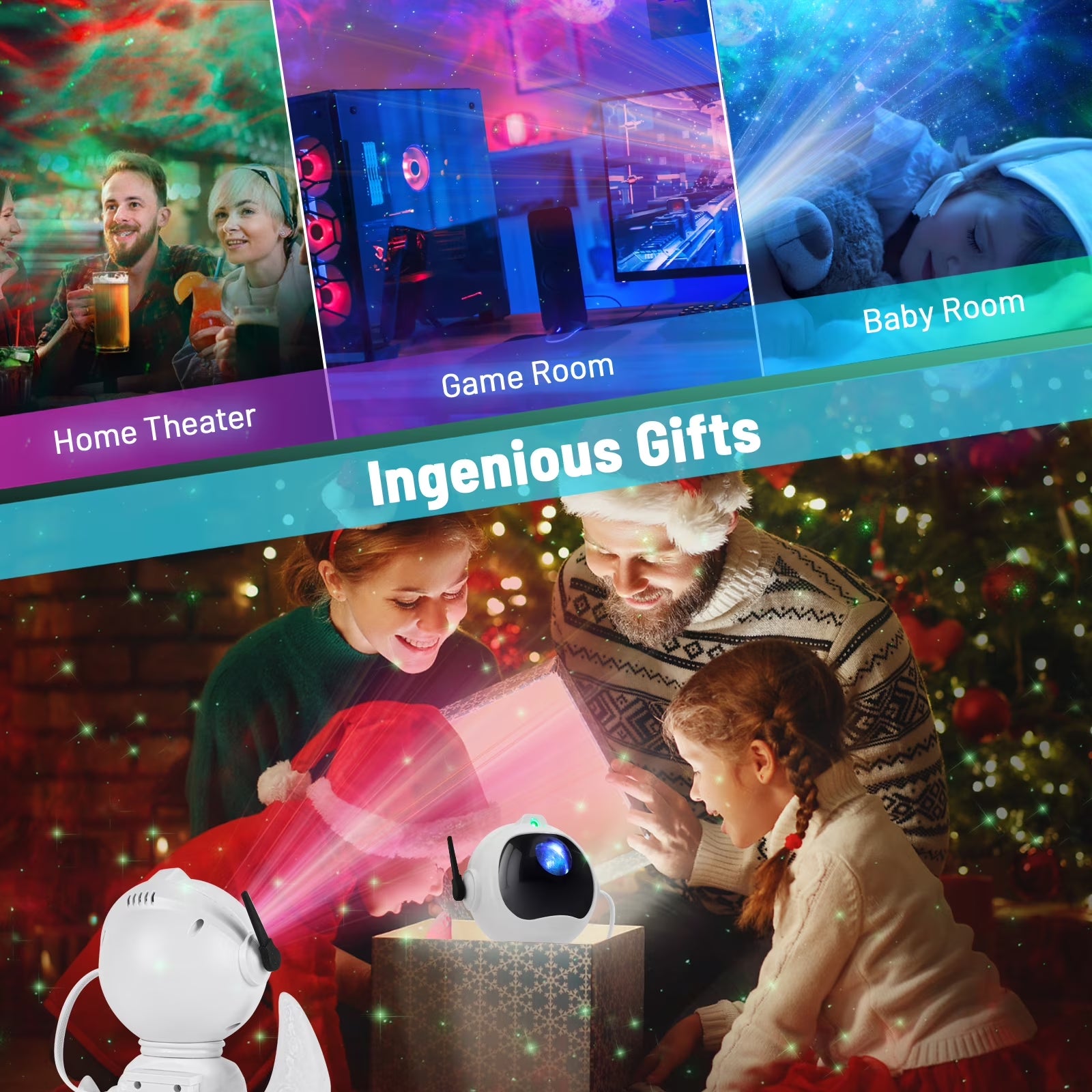 LumaLights™ Nebula Projector
